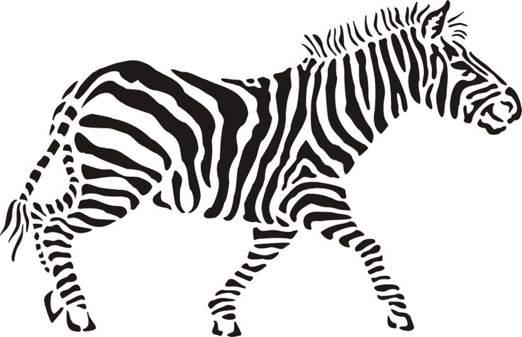 Zebra Stencil - ClipArt Best