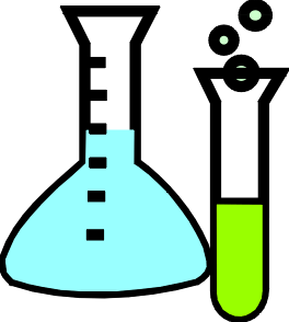 Science test tube clipart