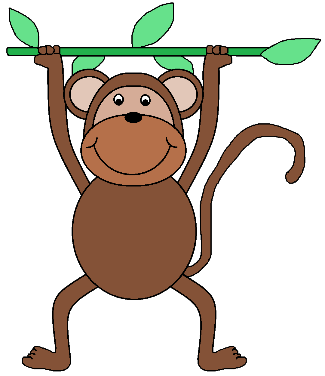 Monkey Graphics Free Clipart Best