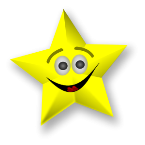 Small star clipart free