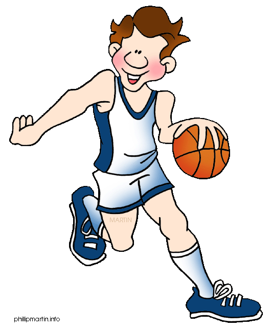 Boy Playing Sports Clipart