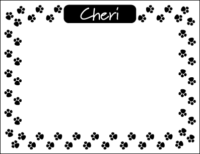 Png Paw Page Border - ClipArt Best