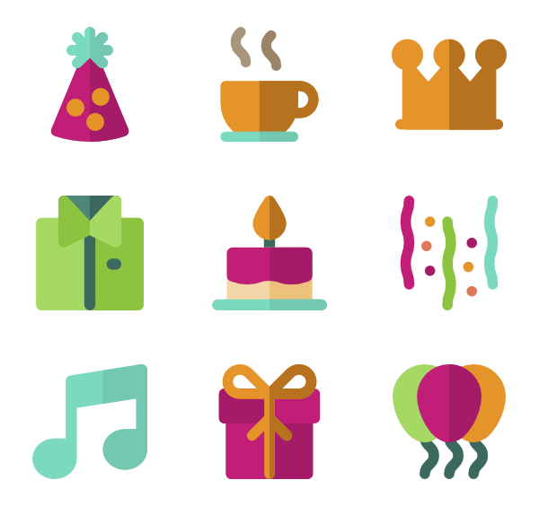 Birthday cake Icons - 278 free vector icons