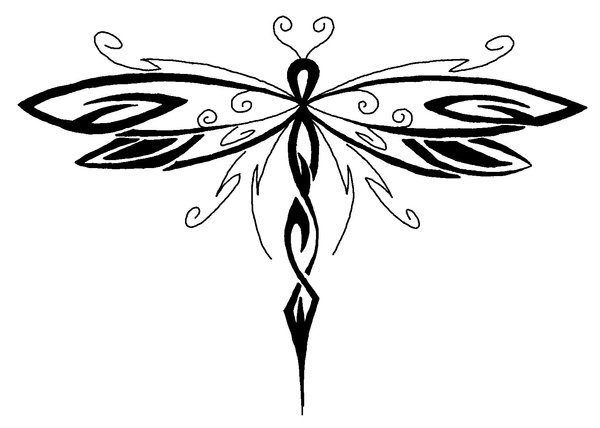 Free Simple Dragonfly Clipart Image - 11798, Simple Dragonfly ...