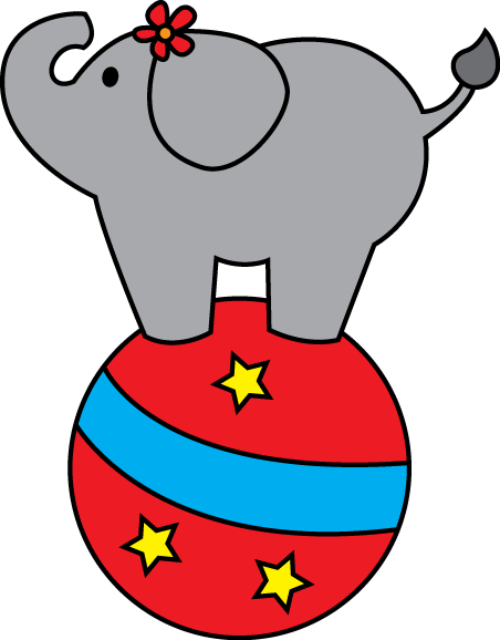 Circus elephant clipart png