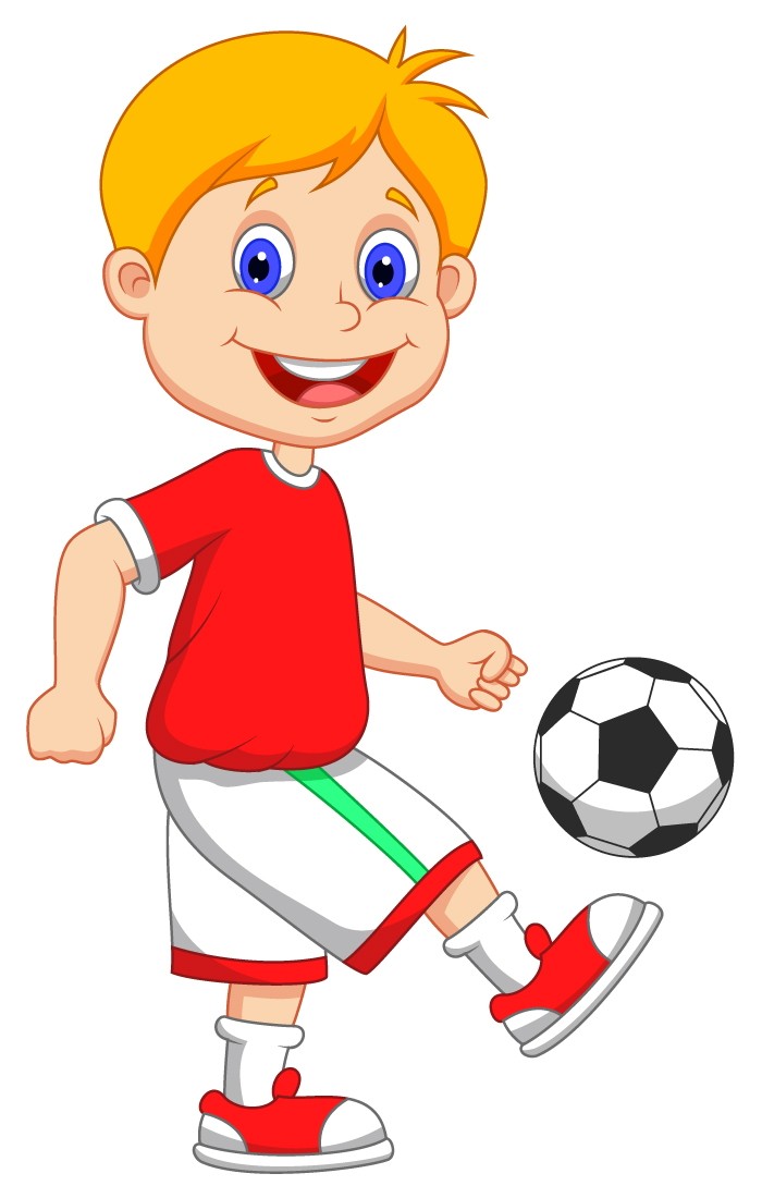 Football Cartoon | Happy Kids Football Player