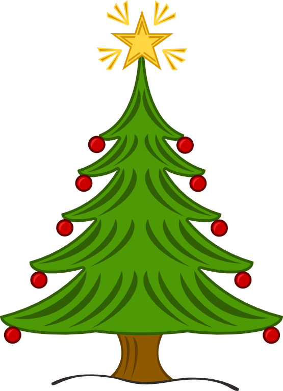Christmas tree free clipart