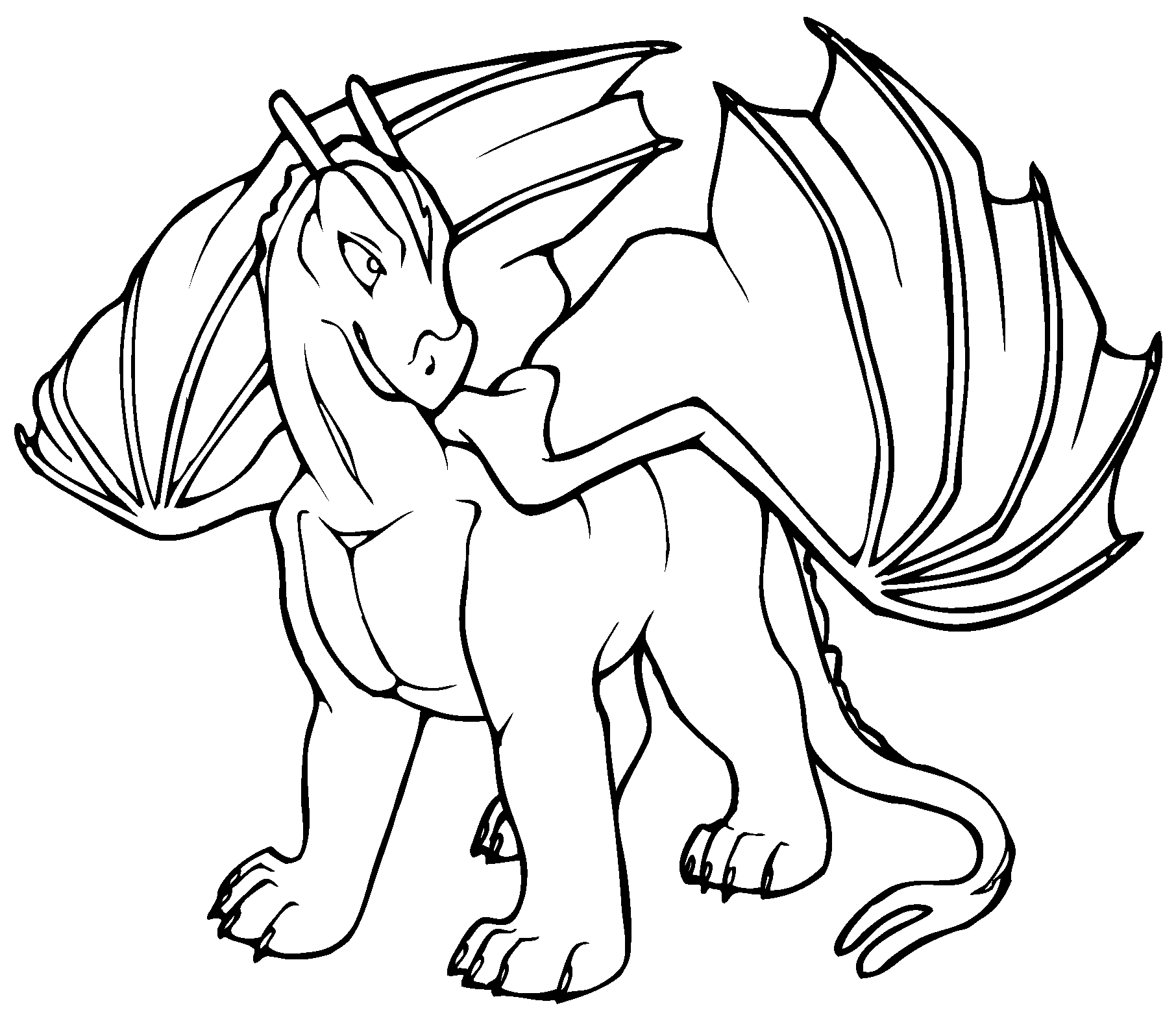 Perfect Dragon Coloring Pages 65 On Coloring Print With Dragon ...