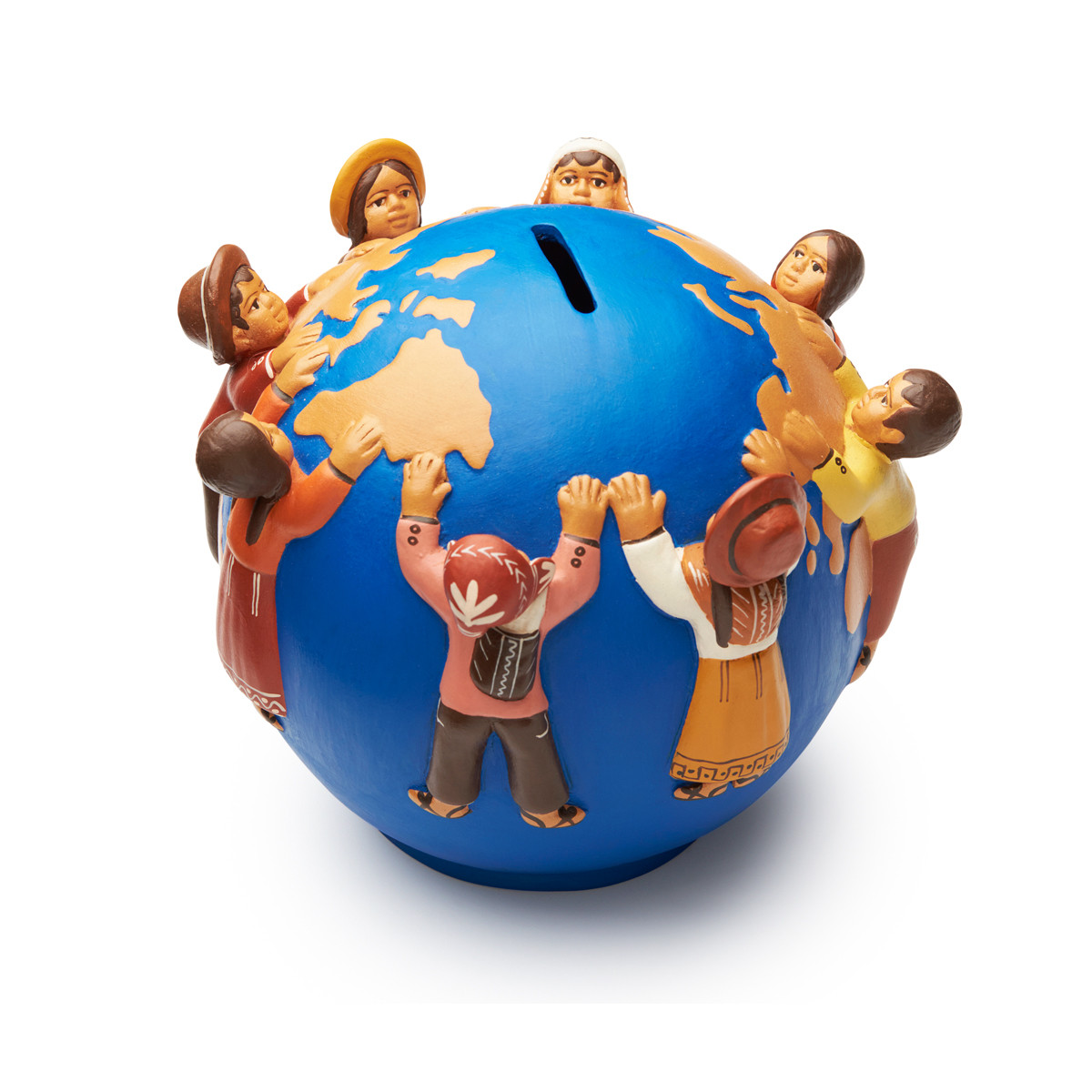 Treasure Money Box - Hands Around the World, 8 Person - Fair Go ...