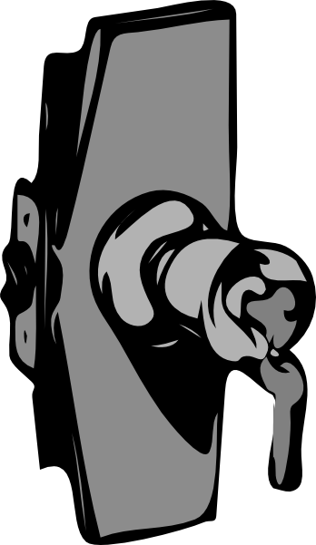 Door lock clip art