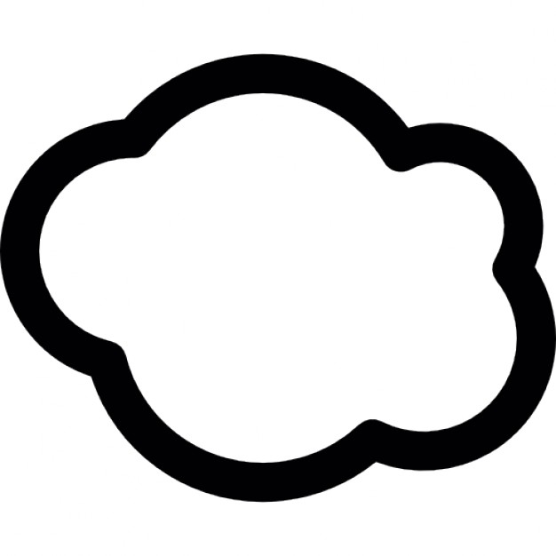 Cloud Outline - Clipartion.com