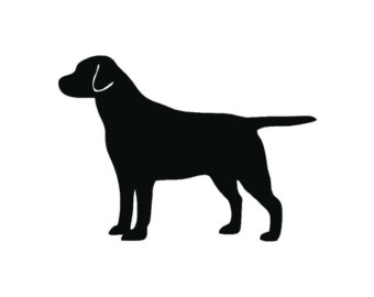 Labradors Silhouette - ClipArt Best