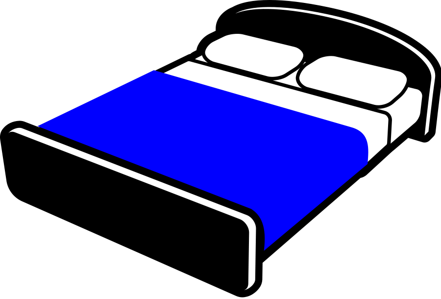 Free clipart bed