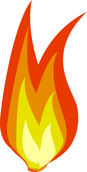 Fire clipart transparent background