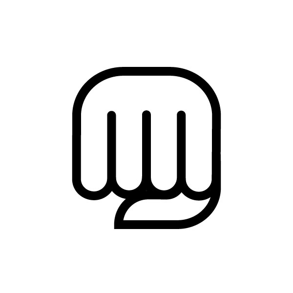 Punch Hand Symbol: Free Graphics, Pictograms, icons, Images ...