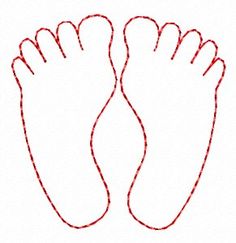 Best Photos of Printable Feet Template - Free Printable Baby Feet ...