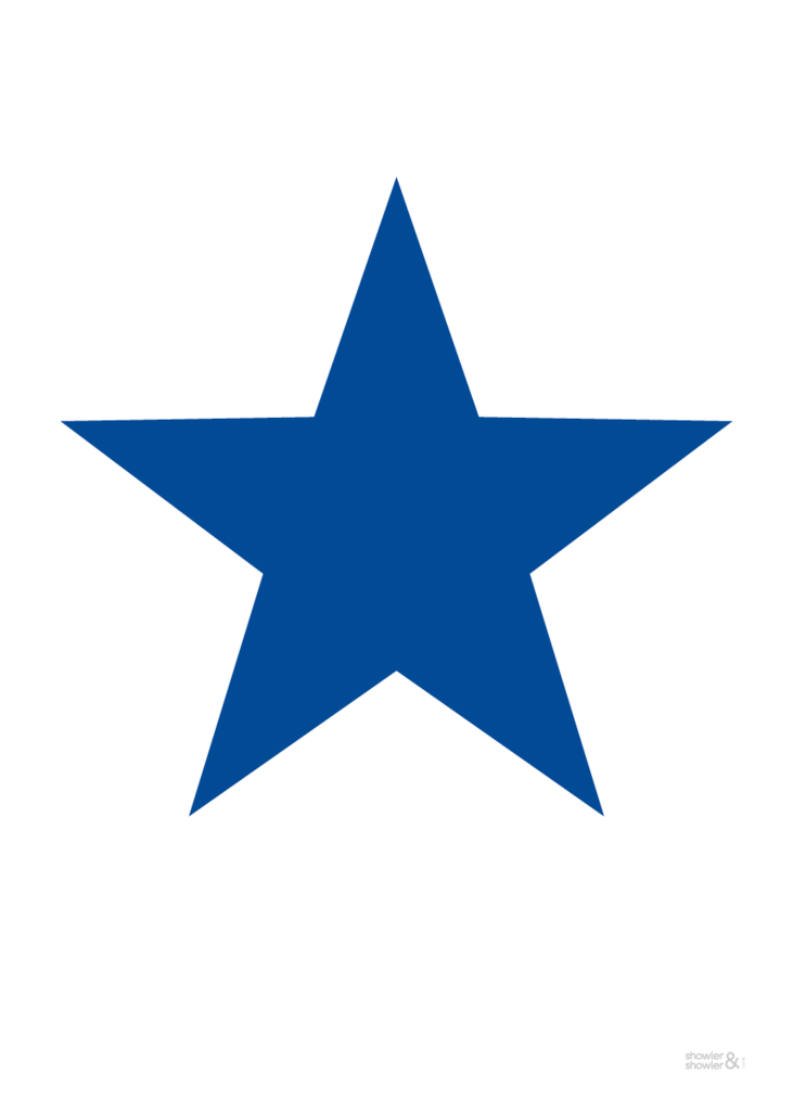 Navy Blue Star Clipart