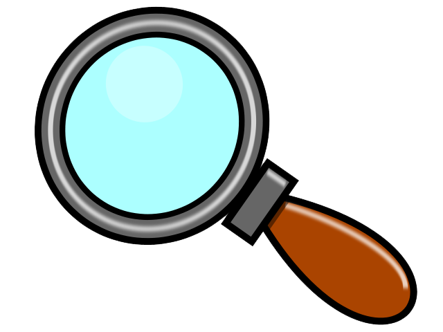 Magnifying glass clipart for kids