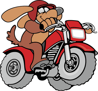 Cartoon Motorcycle Clip Art