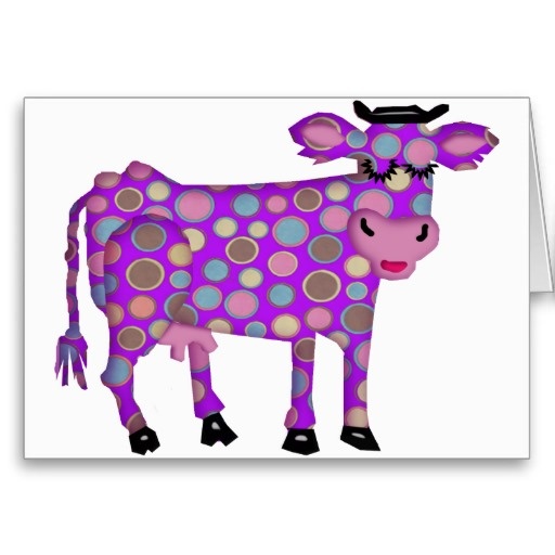 purple cow printing