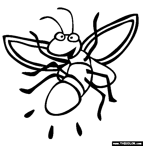 Insect To Color Clipart