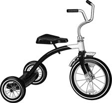 Tricycle clipart free