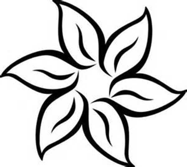 Flowers Clipart Black And White - Free Clipart Images