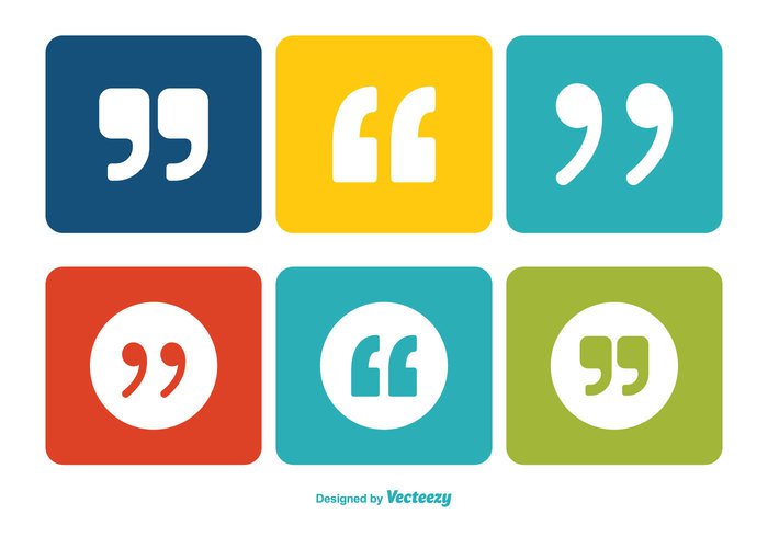 Quotation Marks Icon Set - Download Free Vector Art, Stock ...