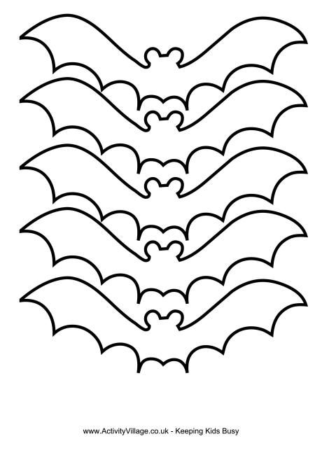 Bat Template | Halloween, Halloween ...