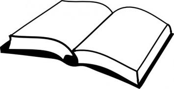 Open Book Clipart Black And White - Tumundografico