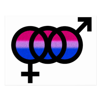 Bisexual Pride Symbol Cards | Zazzle