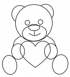 Simple Teddy Bear Drawing Clipart - Free to use Clip Art Resource