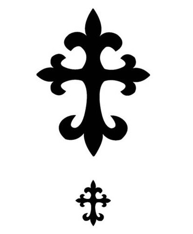 Printable Fleur De Lis Stencil Clipart - Free to use Clip Art Resource