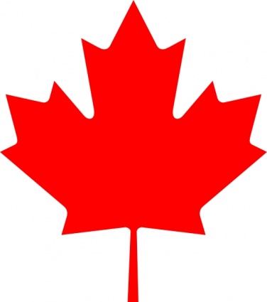Flag Of Canada Leaf clip art vector, free vectors - Vector.me