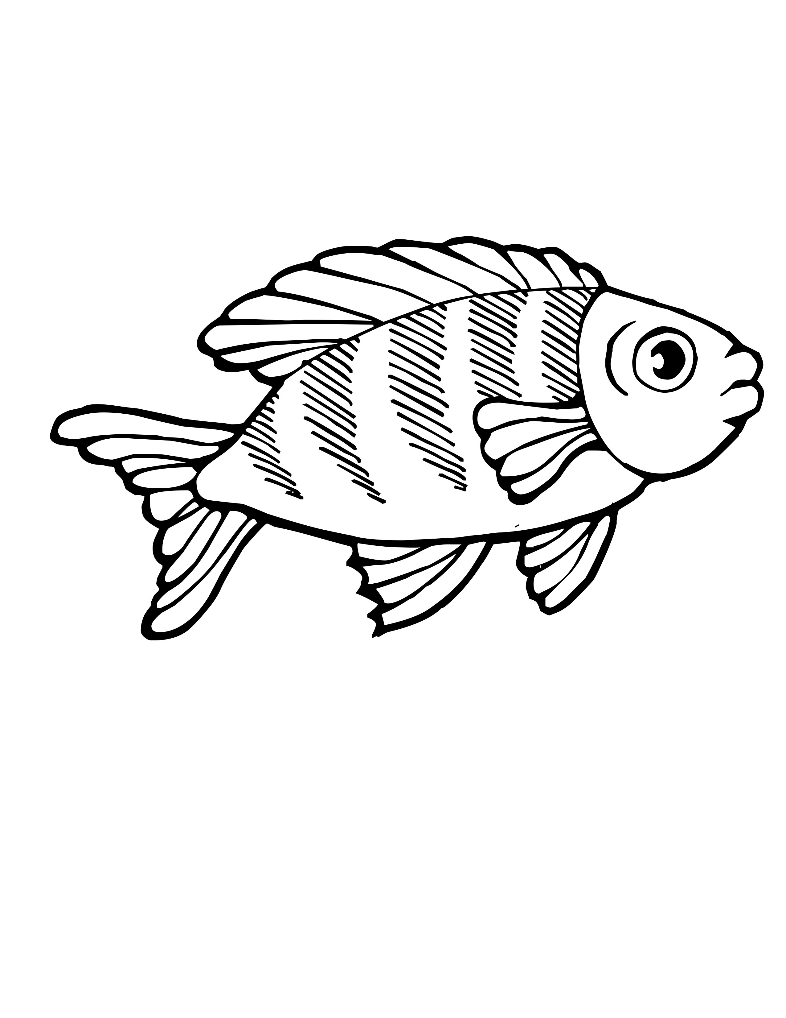 Koi Fish Coloring Page