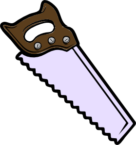 Saw clip art Free Vector