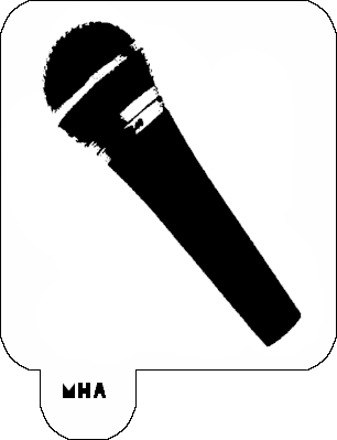 Mr. HAIR ART STENCIL - Microphone 1