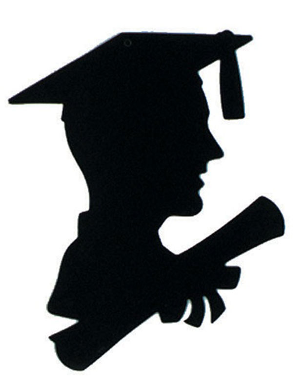 Graduation Silhouette Clipart