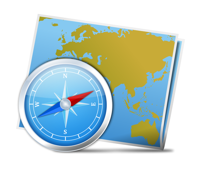 Free clipart map compass