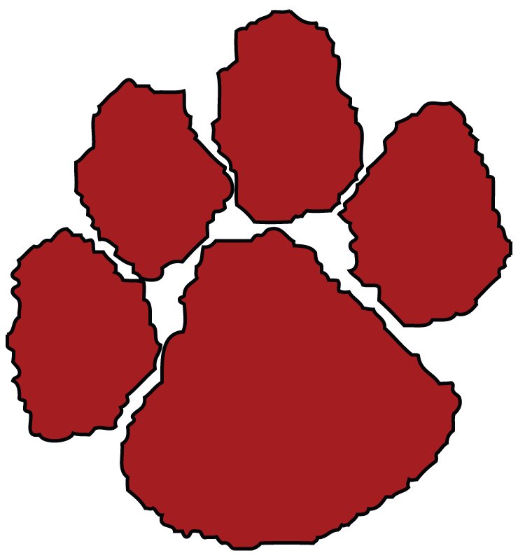 Cougar Paw Logo Cougar Clipart