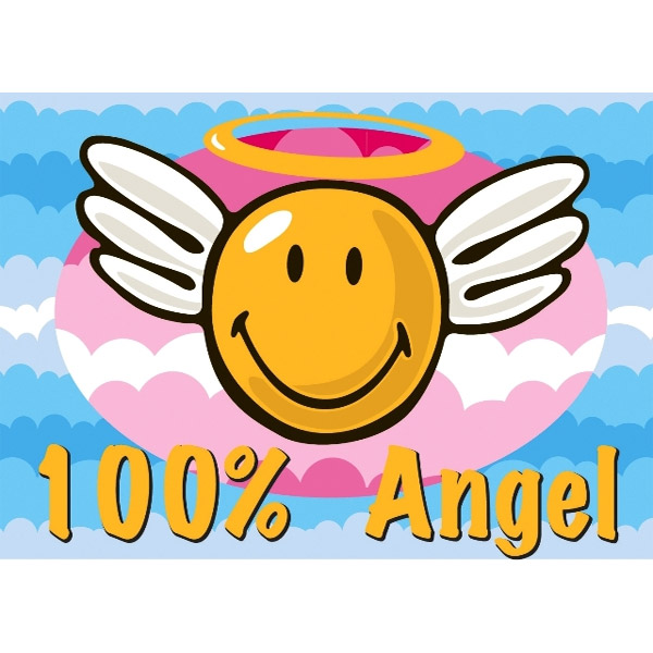Smiley Face Angel Rug | Girls Rugs | Kids Rugs | Fun Rugs