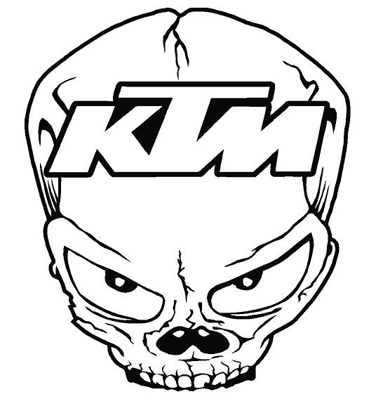 Skull Outline Drawings - ClipArt Best