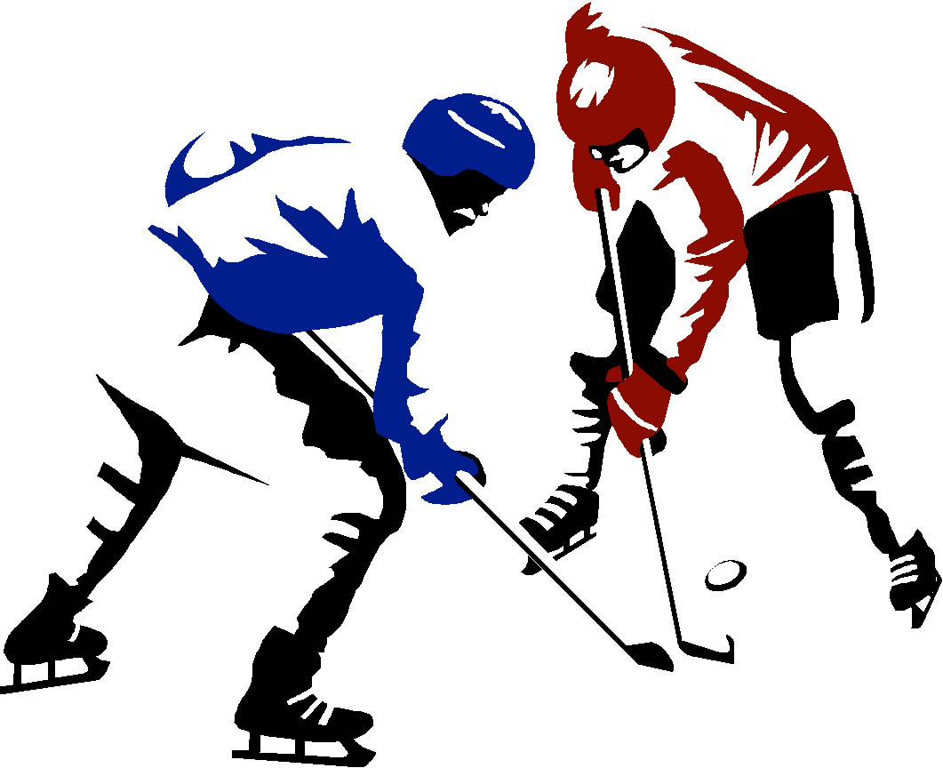 Ice hockey team clipart