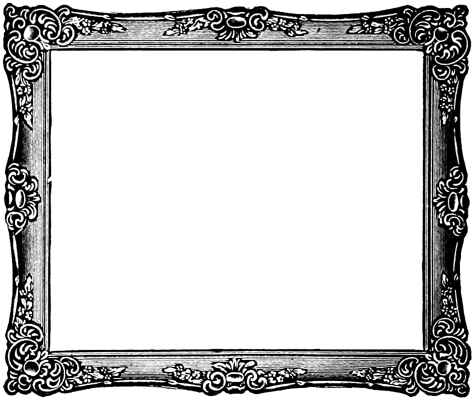 Picture in frame clipart