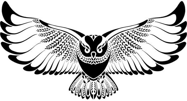 Flying Owl Silhouette | Design images