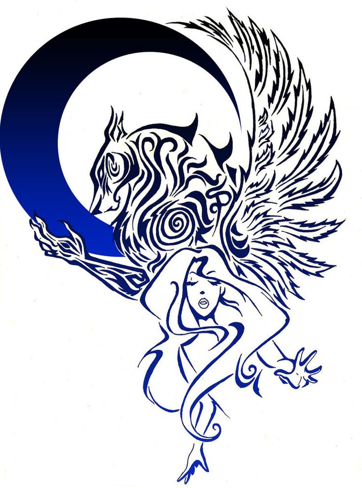 Blue Moon Tattoo | Moon Tattoos ...