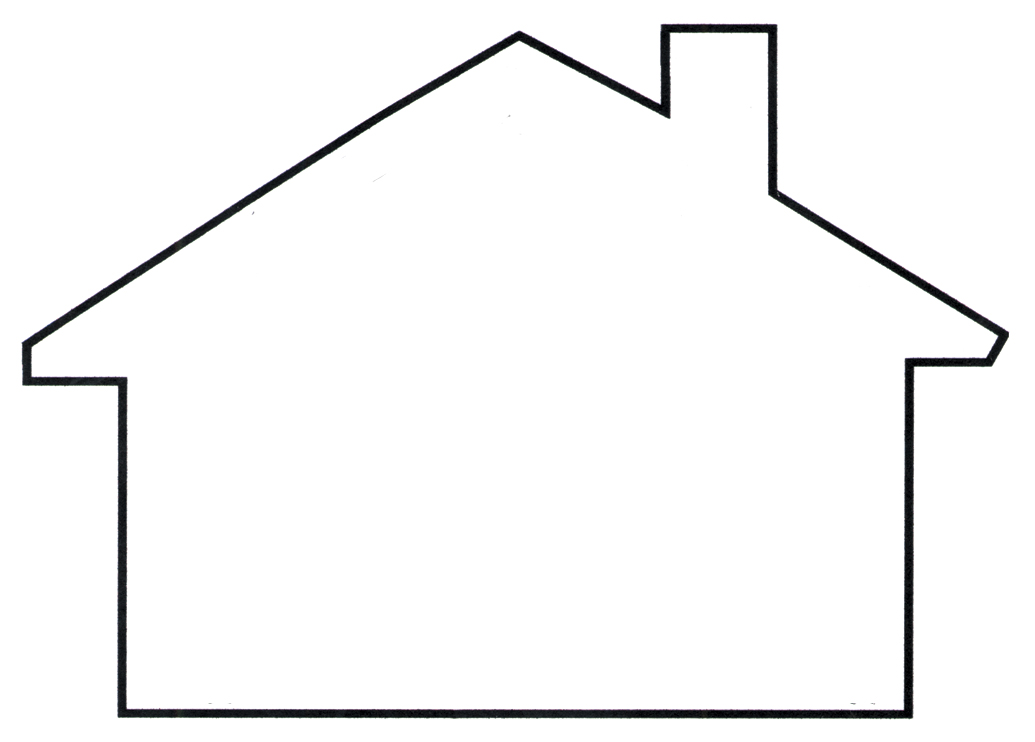 Shape house clipart