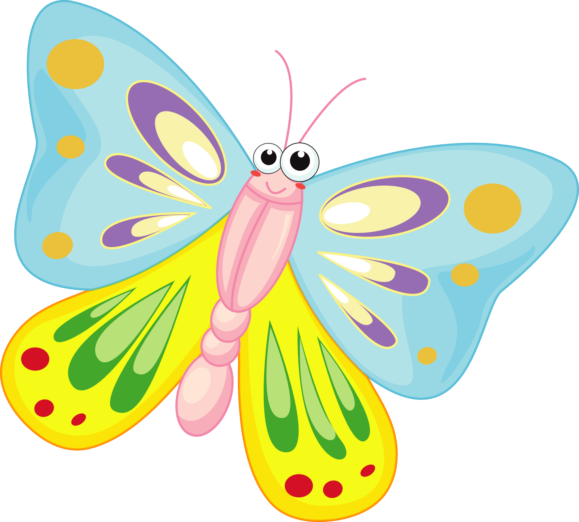 Simple Cartoon Butterfly | Free Download Clip Art | Free Clip Art ...