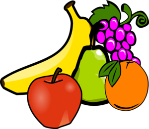 Fruit clip art vector