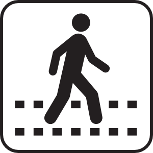 Clipart zebra crossing